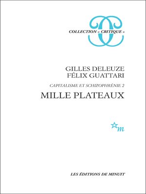 cover image of Mille plateaux